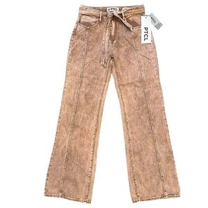PTCL Rosy Brown Wide-Leg Jeans Size 27